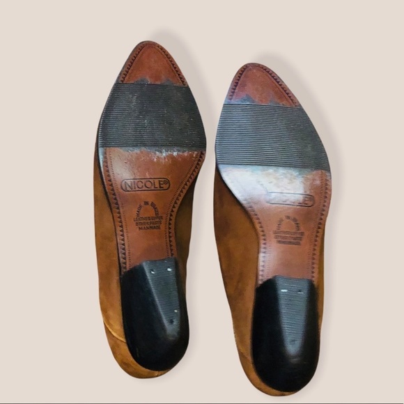 Nicole Vintage Suede Bootie Shoes - Picture 4 of 8